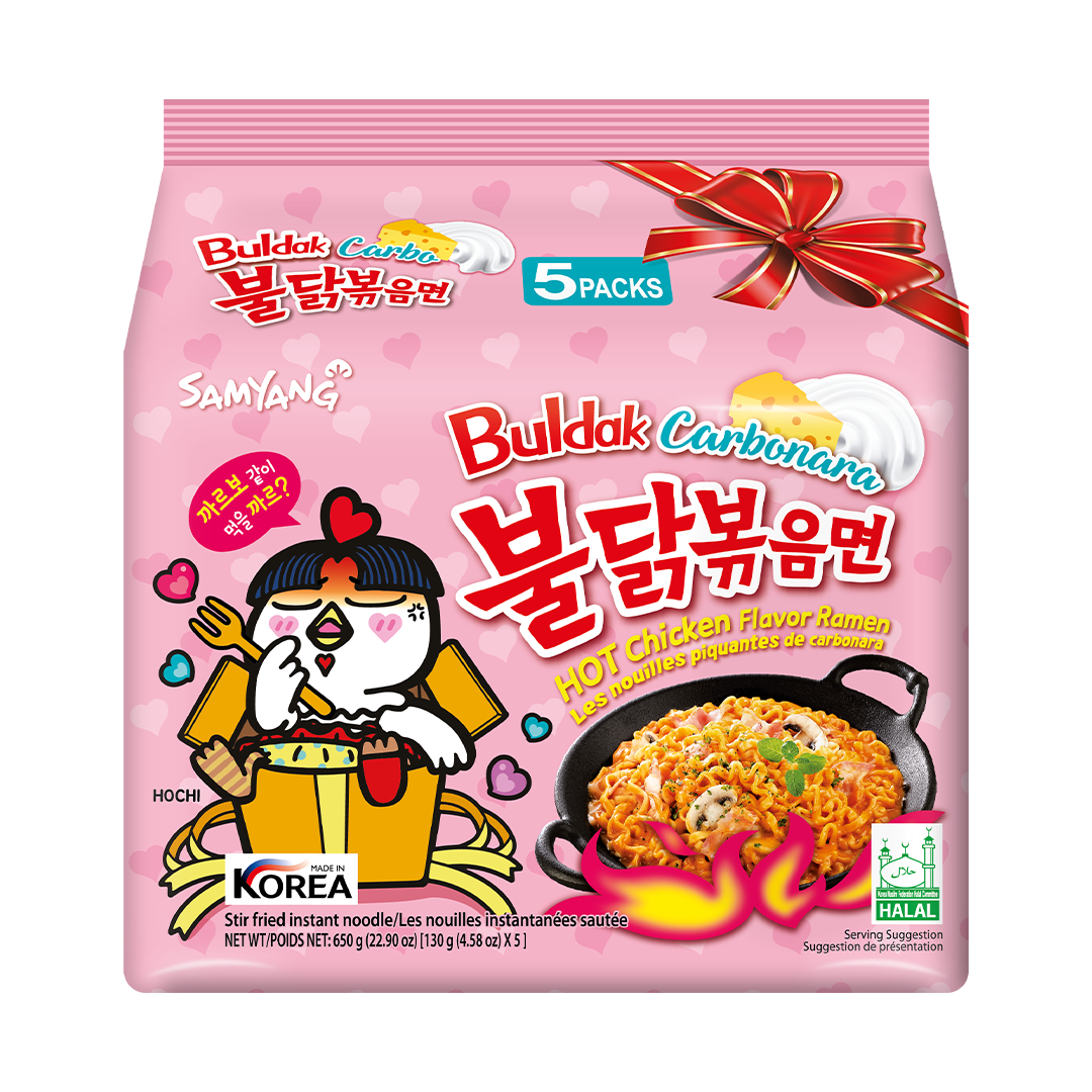 Samyang Carbo Hot Chicken Flavor Ramen 5pcs